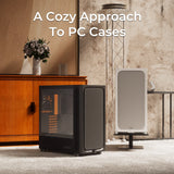 TRYX Flova F50 Mid-Tower ATX Case Black - angle view