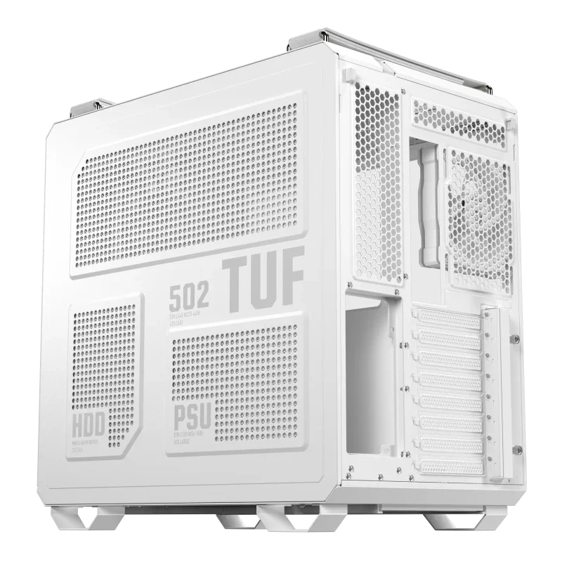 ASUS TUF Gaming GT502 Horizon ARGB Panorama Case White (No Fans Included) - Anigma