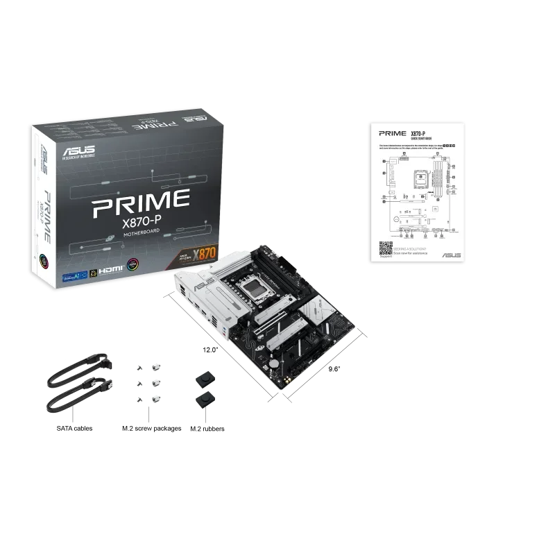 ASUS PRIME X870-P DDR5 (AMD AM5 Motherboard) - Anigma