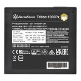 Silverstone Triton 1000Rz Cybenetics Gold 1000W PCIe 5 Fully Modular ATX Power Supply - Anigma