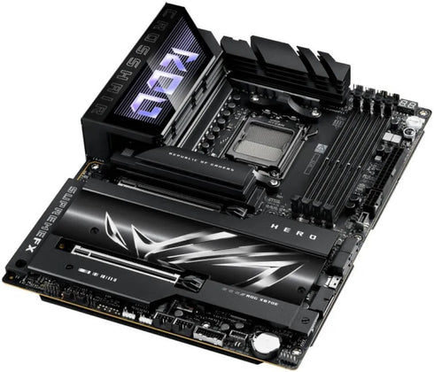 ASUS ROG CROSSHAIR X870E HERO AM5 ATX Motherboard Advanced AI PC-Ready - Anigma