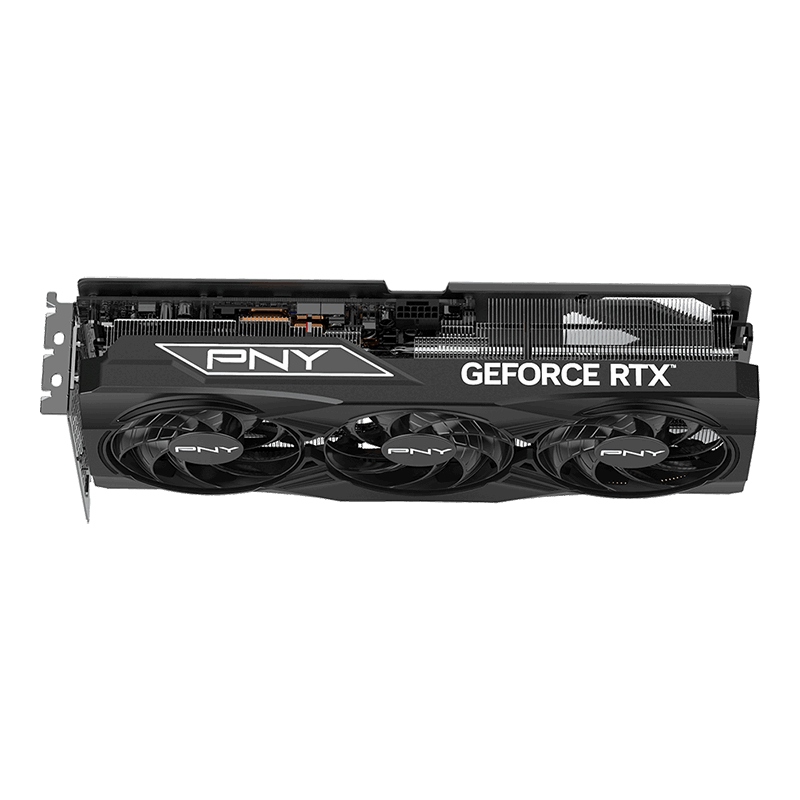 PNY GeForce RTX 5070 Ti OC Triple Fan - Top View 2