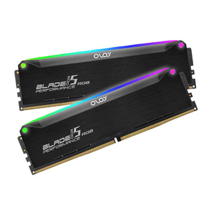 OLOy Blade RGB DDR5-7800 32GB (2x16GB) Black Hairline | CL36 | XMP 3.0 | Dual Channel Desktop Memory
