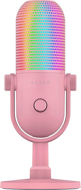 Razer Seiren V3 Chroma USB Condenser 32-Bit DSP AI Streaming Microphone - Quartz