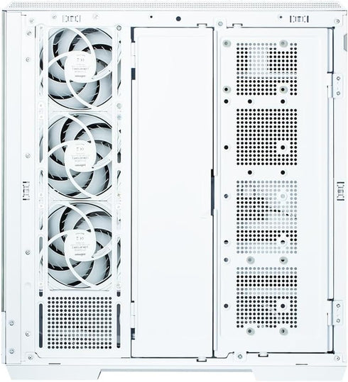 Zalman P50 DS ATX Case Tempered Glass Panoramic View - White