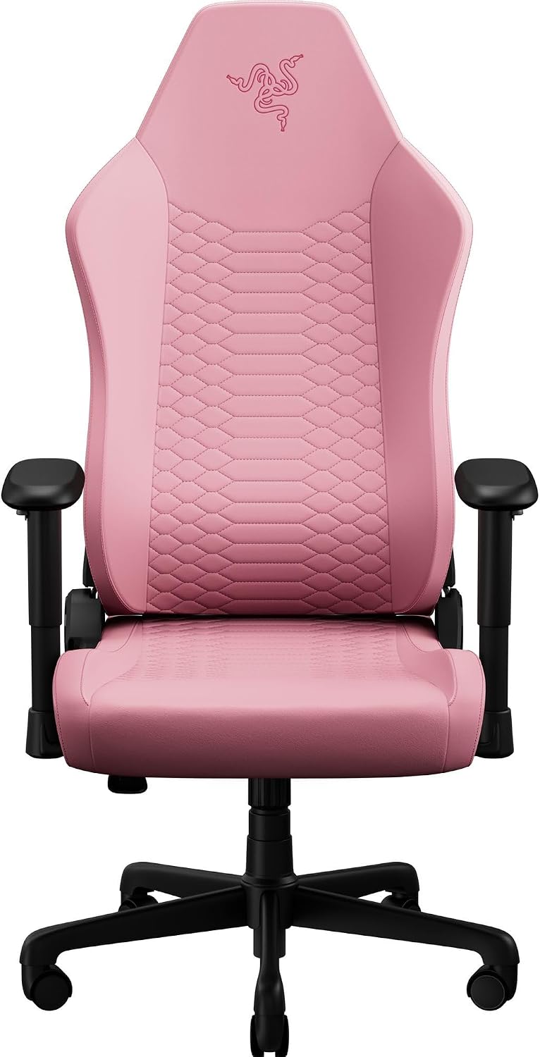 Razer Iskur V2 X NewGen Gaming Chair 2D Armrest EPU Leather CoolTouch 152° Recline - Quartz