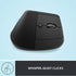 Logitech Lift Vertical Ergonomic Mouse Graphite
