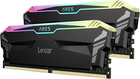 Lexar ARES 16GB (8x2) 3600Mhz DDR4 RGB Gaming Desktop RAM Memory