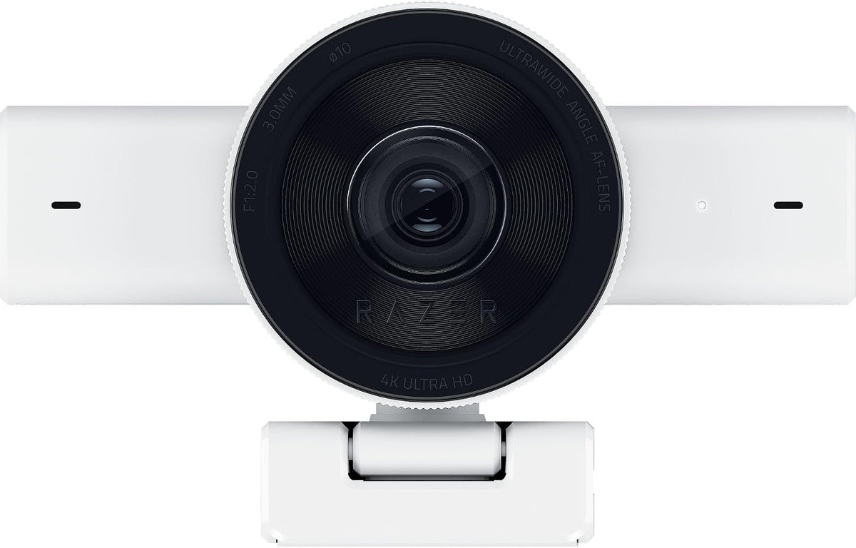 Razer Kiyo V2 4K 30FPS AI Auto-Framing HDR Streaming Webcam - White