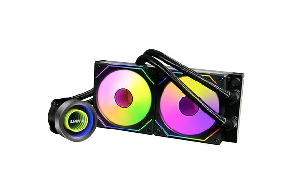 Lian Li Galahad II Trinity SL 240mm AIO ARGB Liquid CPU Cooler Black - Anigma