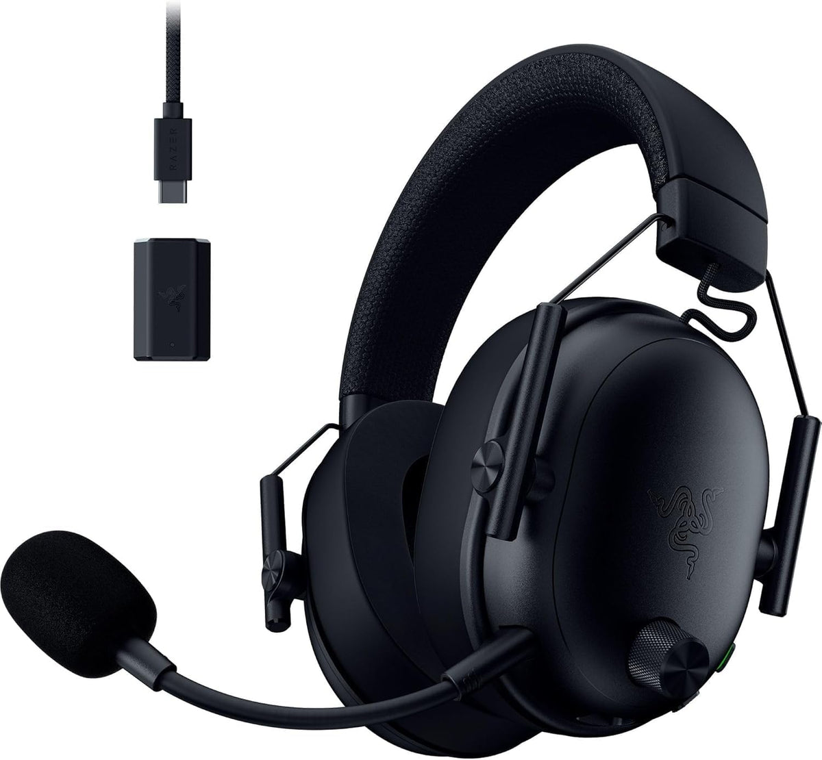 Razer BlackShark V3 HyperSpeed Wireless 270g TriForce Titanium 50mm Gaming Headset - Black
