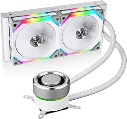 Lian Li Galahad SL 240mm AIO ARGB Liquid CPU Cooler White - Anigma