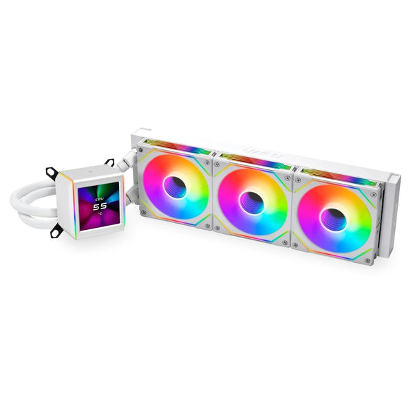Lian Li Galahad II LCD SL 360mm AIO ARGB Liquid CPU Cooler White - Anigma