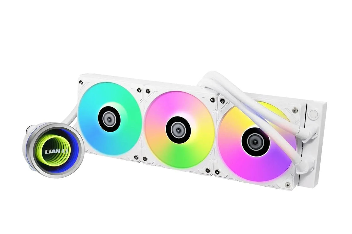 Lian Li Galahad II Trinity 360mm AIO ARGB Liquid CPU Cooler White - Anigma