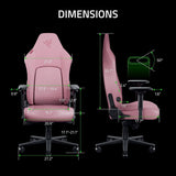 Razer Iskur V2 NewGen Gaming Chair 4D Armrest EPU Leather HyperFlex Lumbar - Quartz