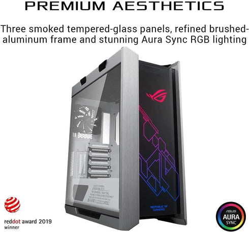 ASUS ROG Strix Helios GX601 White Edition RGB Mid-Tower Case - Anigma