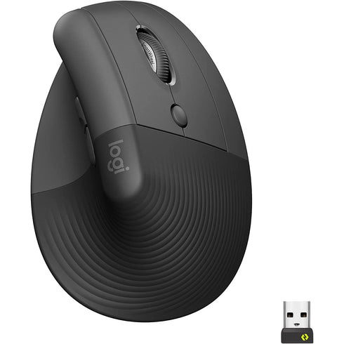 Logitech Lift Vertical Ergonomic Mouse Graphite