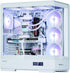 Zalman P50 DS ATX Case Tempered Glass Panoramic View - White