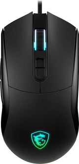 MSI Forge GM320 Gaming Mouse, 12800 DPI, 20M+ Clicks Micro Switch, RGB Light