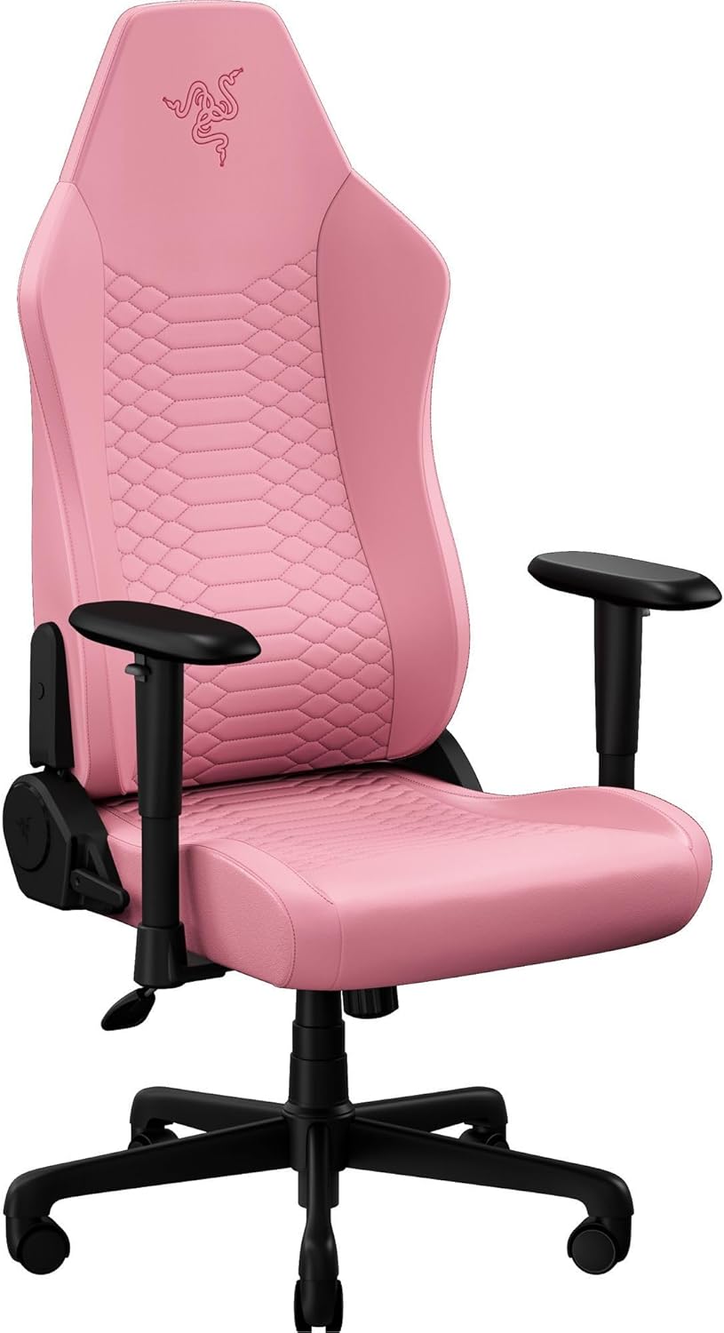 Razer Iskur V2 X NewGen Gaming Chair 2D Armrest EPU Leather CoolTouch 152° Recline - Quartz