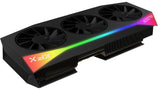 XFX Mercury RX 9070 XT OC RGB - Angle View