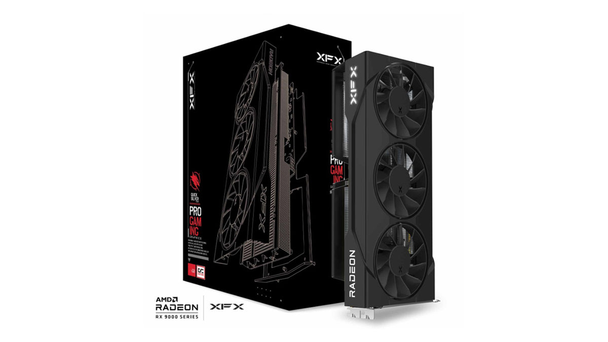 XFX Swift Radeon RX 9060 XT OC Triple Fan 8GB - Black
