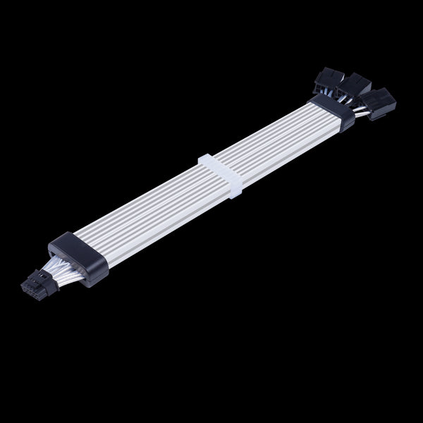 Acegeek Sleeved AC124 ARGB 12+4 Pin Extender Cable, Black - Anigma