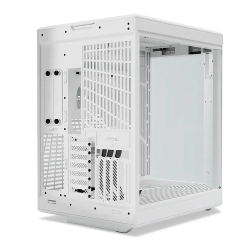 HYTE Y70 Touch Infinite Dual Chamber Mid-Tower Gaming Case Snow White (No Fans Included) - Anigma