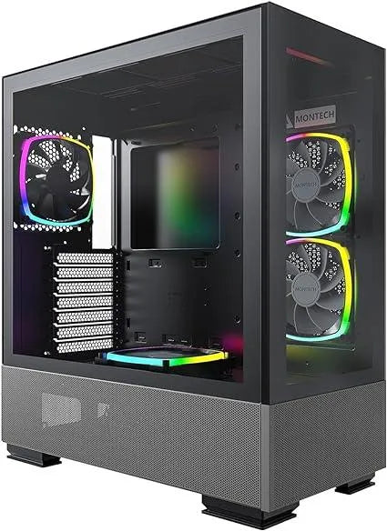 Montech Sky Two ATX Case (4x 120mm ARGB Fans Included) - Anigma