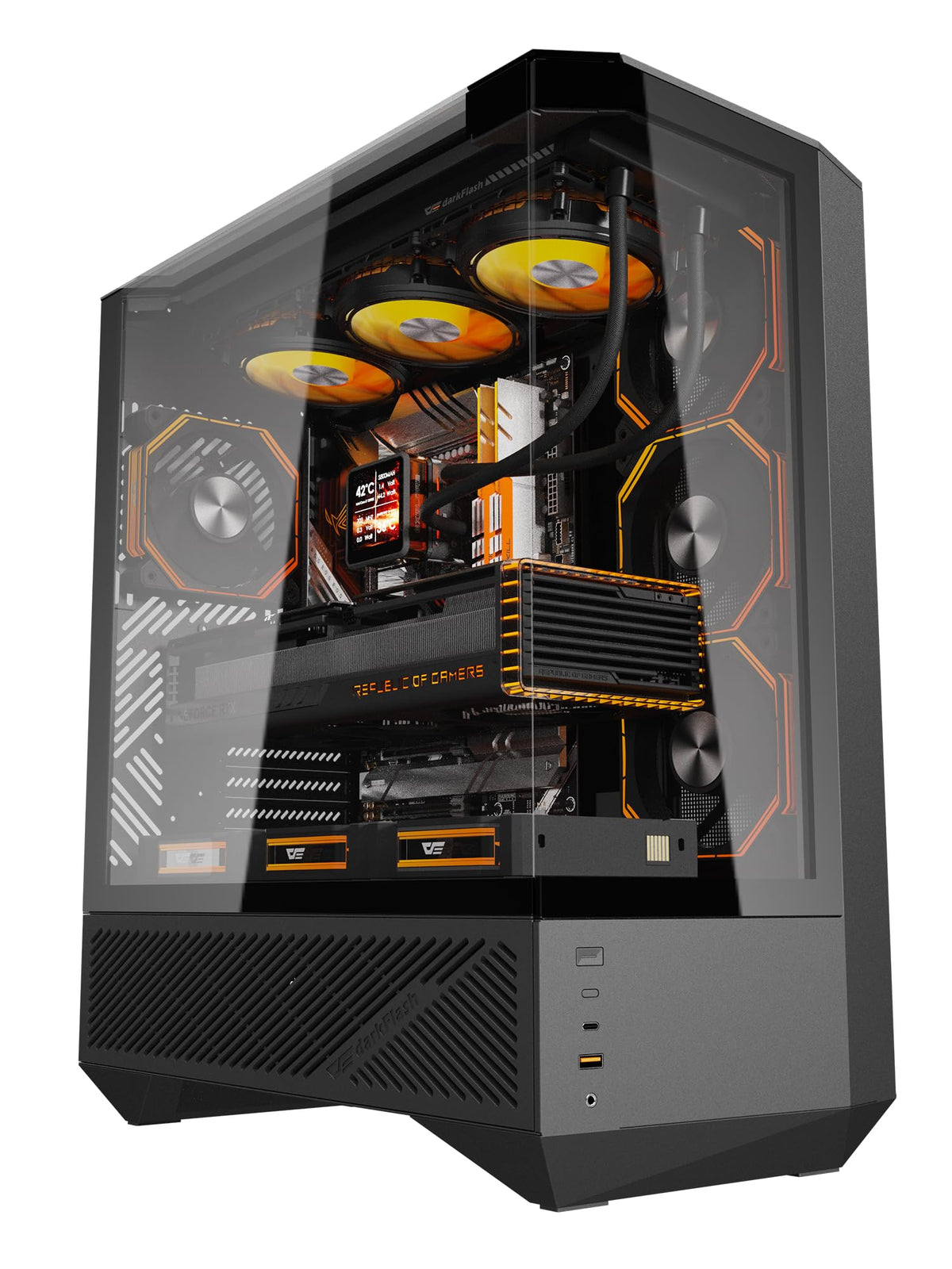 Performance AMD Ryzen 7 9700X RX 9060 XT 16GB 32GB DDR5 1TB M.2 SSD Gaming PC