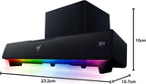 Razer Leviathan V2 Multi-Driver Gaming Soundbar and Subwoofer | THX Spatial Audio | Bluetooth 5.2 | 18-Zone Chroma RGB