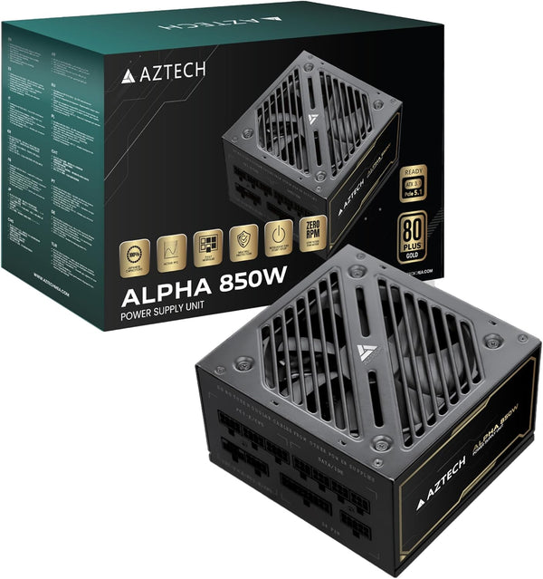 AZTECH ALPHA 850W 80 Plus GOLD ATX 3.1 & PCIe 5.1