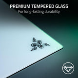 Razer Atlas Pro 1.9mm Tempered Glass Gaming Mouse Pad 500x400mm | Optical Sensor Optimized | 9H - White