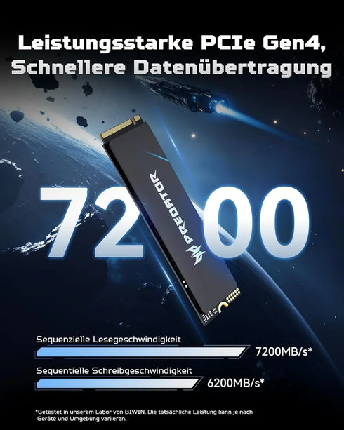 acer predator gm6 1tb m.2 nvme ssd pcie 4.0 read speed up to 7200mb / s professional internal hard drive gaming memory compatible with pc notebook and ps5