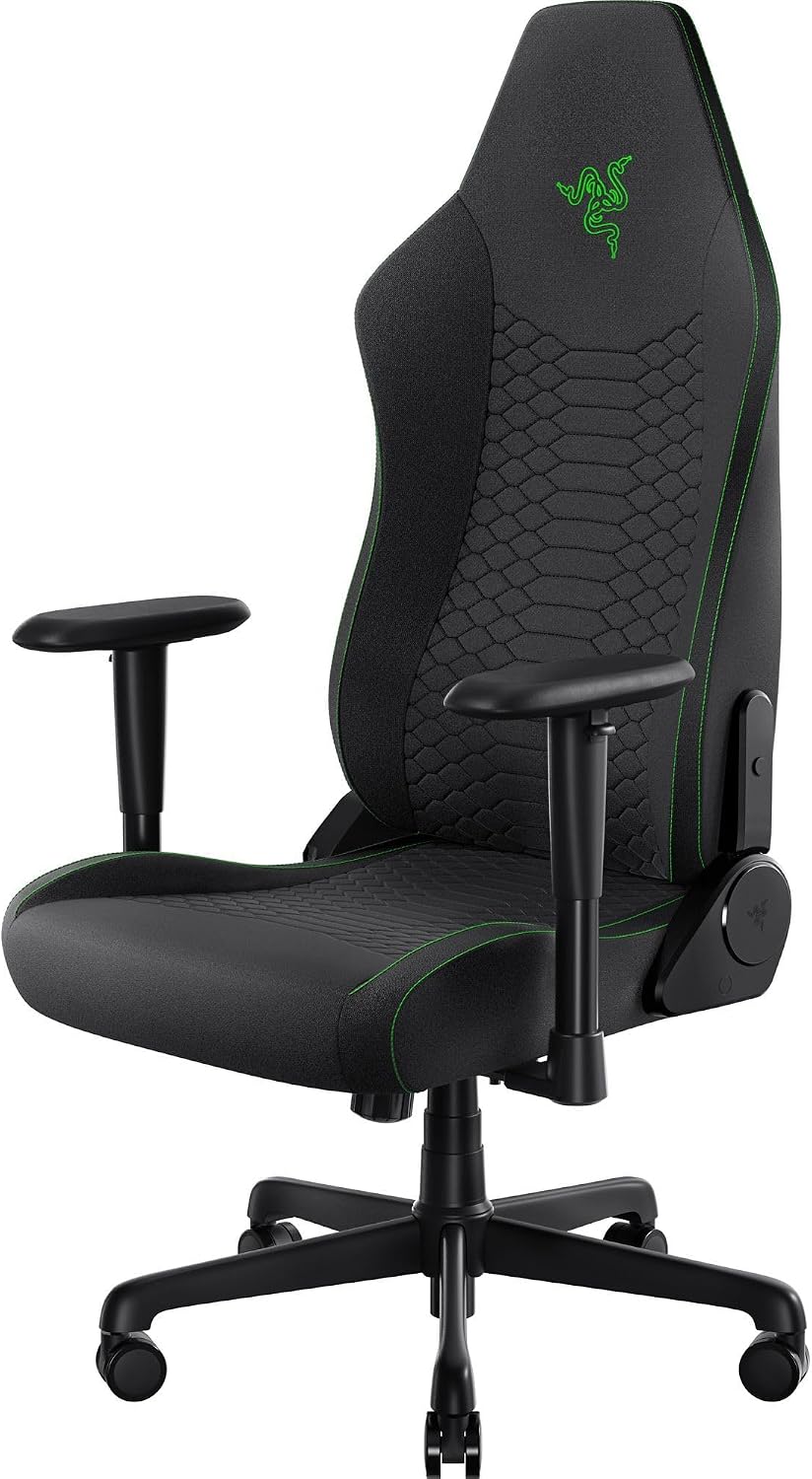 Razer Iskur V2 X Gaming Chair 2D Armrest 152° Recline Integrated Lumbar - Black