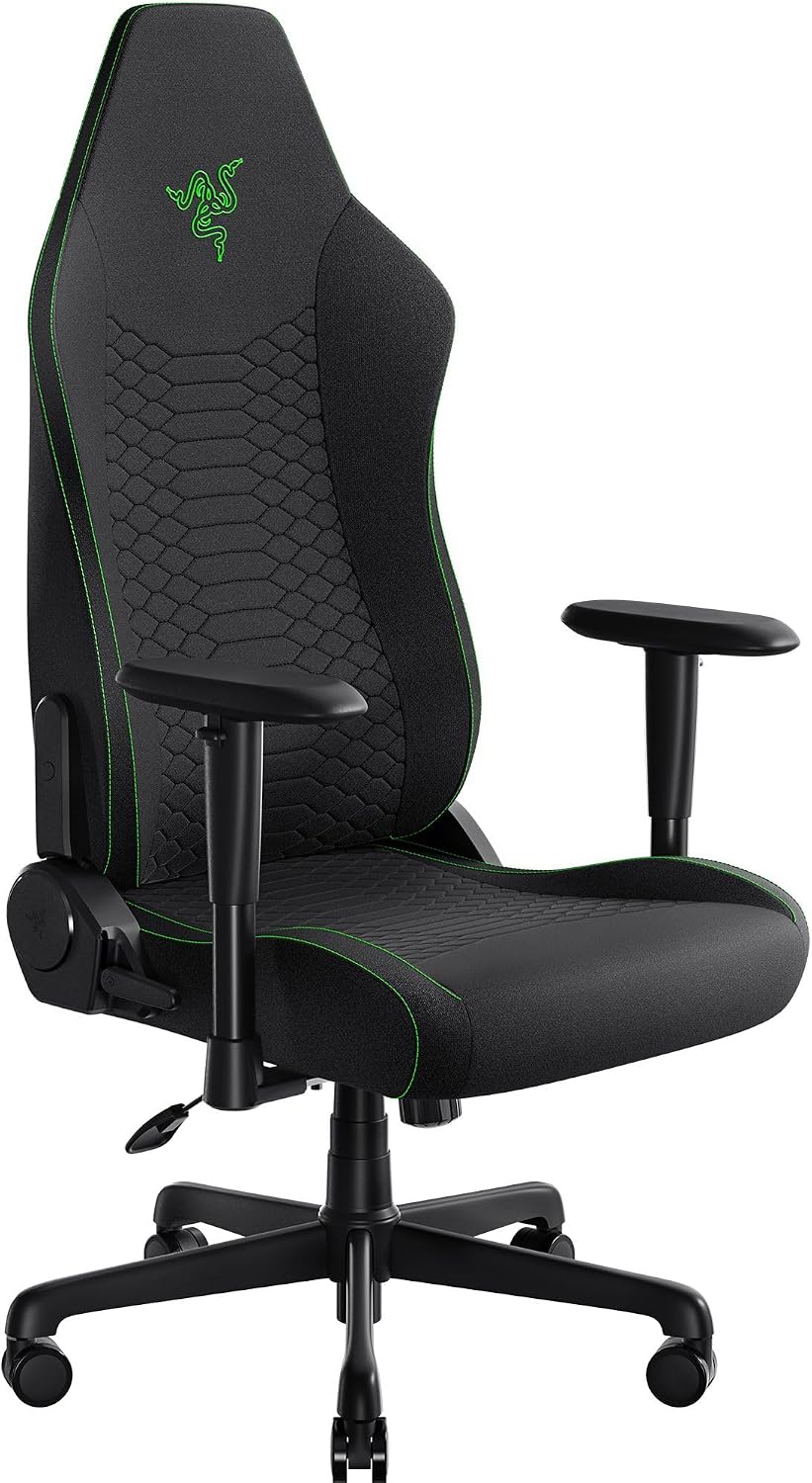 Razer Iskur V2 X Gaming Chair 2D Armrest 152° Recline Integrated Lumbar - Black