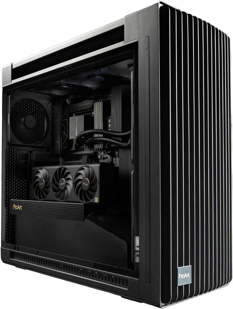 ASUS ProArt PA602 E ATX Case Black (2x 200mm Non RGB Fans Included + 1x 140mm Non RGB Fans Included) - Anigma