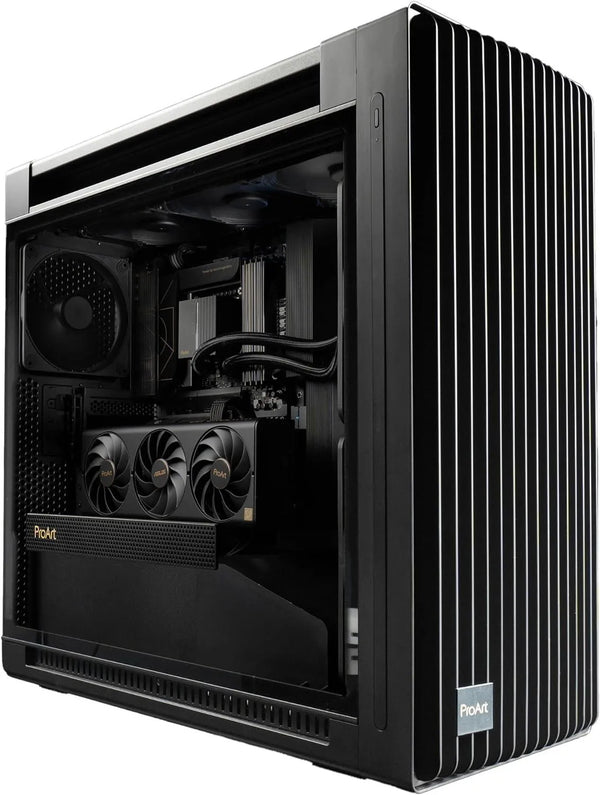 ASUS ProArt PA602 E ATX Case Black (2x 200mm Non RGB Fans Included + 1x 140mm Non RGB Fans Included) - Anigma