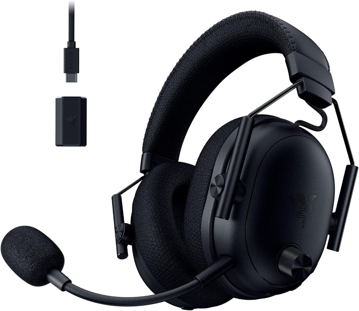 Razer BlackShark V3 Pro Wireless ANC 367g TriForce Bio-Cellulose 50mm Gaming Headset - Black