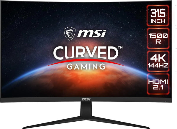 Msi G321CU 32 Inch (3840 x 2160) VA Curve 144Hz 1MS Gaming Monitor - Anigma