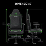 Razer Iskur V2 X Gaming Chair 2D Armrest 152° Recline Integrated Lumbar - Black