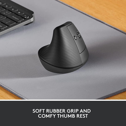 Logitech Lift Vertical Ergonomic Mouse Graphite