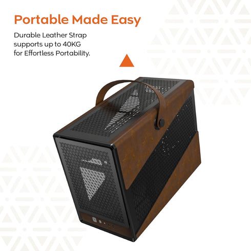 MONTECH Heritage PRO mATX, 4 Pre-Installed Fans, Black