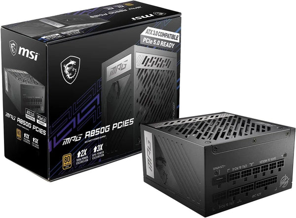 Msi MPG A850G 850Watts 80 Plus Gold PCIE 5.0 Full Modular ATX Power Supply - Anigma