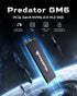 acer predator gm6 1tb m.2 nvme ssd pcie 4.0 read speed up to 7200mb / s professional internal hard drive gaming memory compatible with pc notebook and ps5