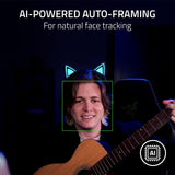 Razer Kiyo V2 4K 30FPS AI Auto-Framing HDR Streaming Webcam - Black
