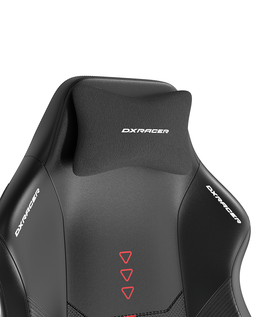 DXRACER MARTIAN Series Gaming Chair XL EPU Triangle Black Red