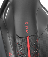 DXRACER MARTIAN Series Gaming Chair XL EPU Triangle Black Red