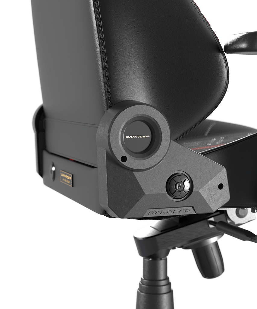 DXRACER MARTIAN Series Gaming Chair XL EPU Triangle Black Red