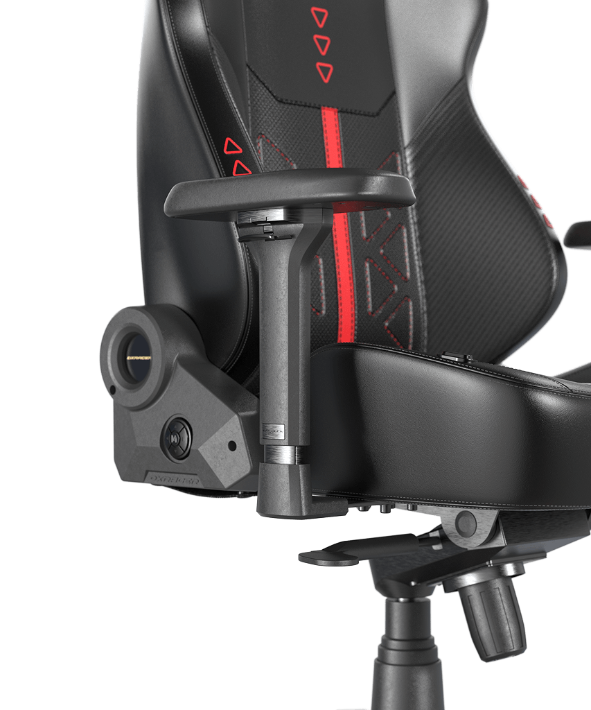 DXRACER MARTIAN Series Gaming Chair XL EPU Triangle Black Red